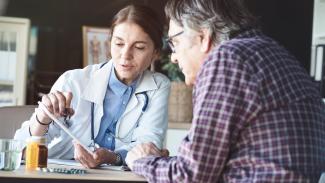 Primary Care Provider with Patient
